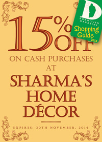 Sharmas Home Decor coupon
