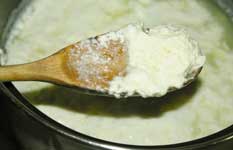 Curdle the milk Curdle the milk